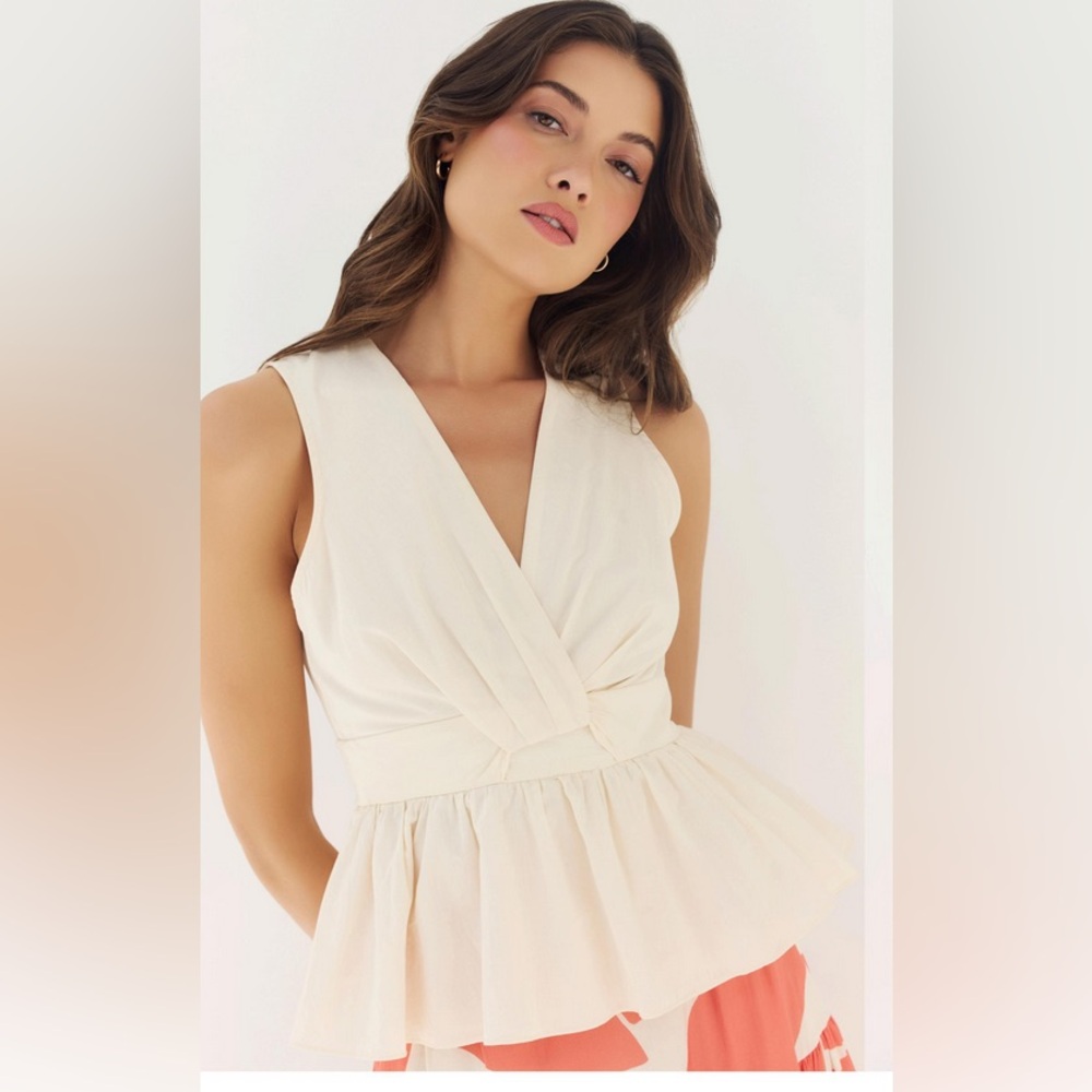 NWT Hutch Chance Top in Cream Size Small